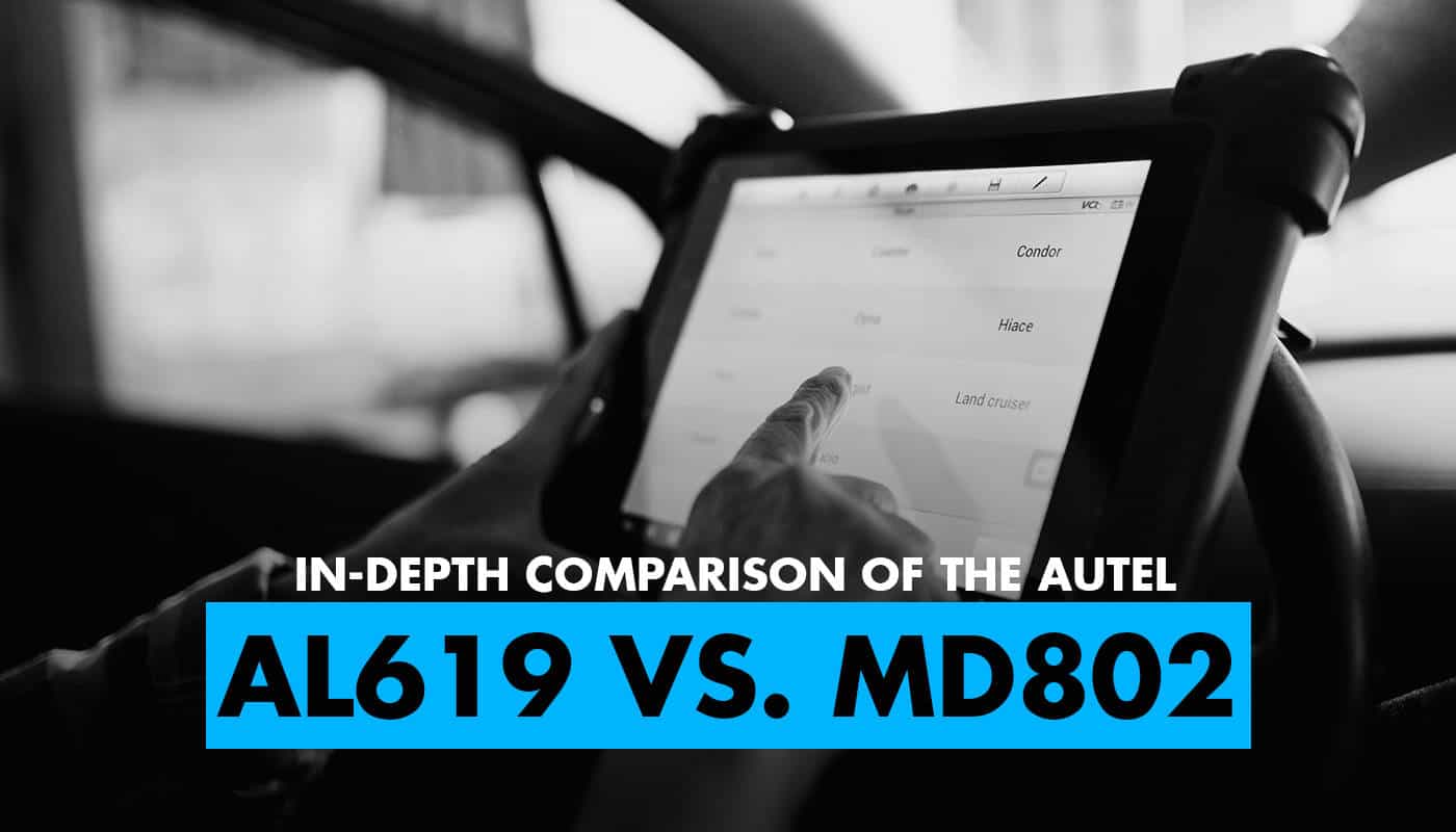 Comparación detallada del Autel AL619 con el Autel MD802
