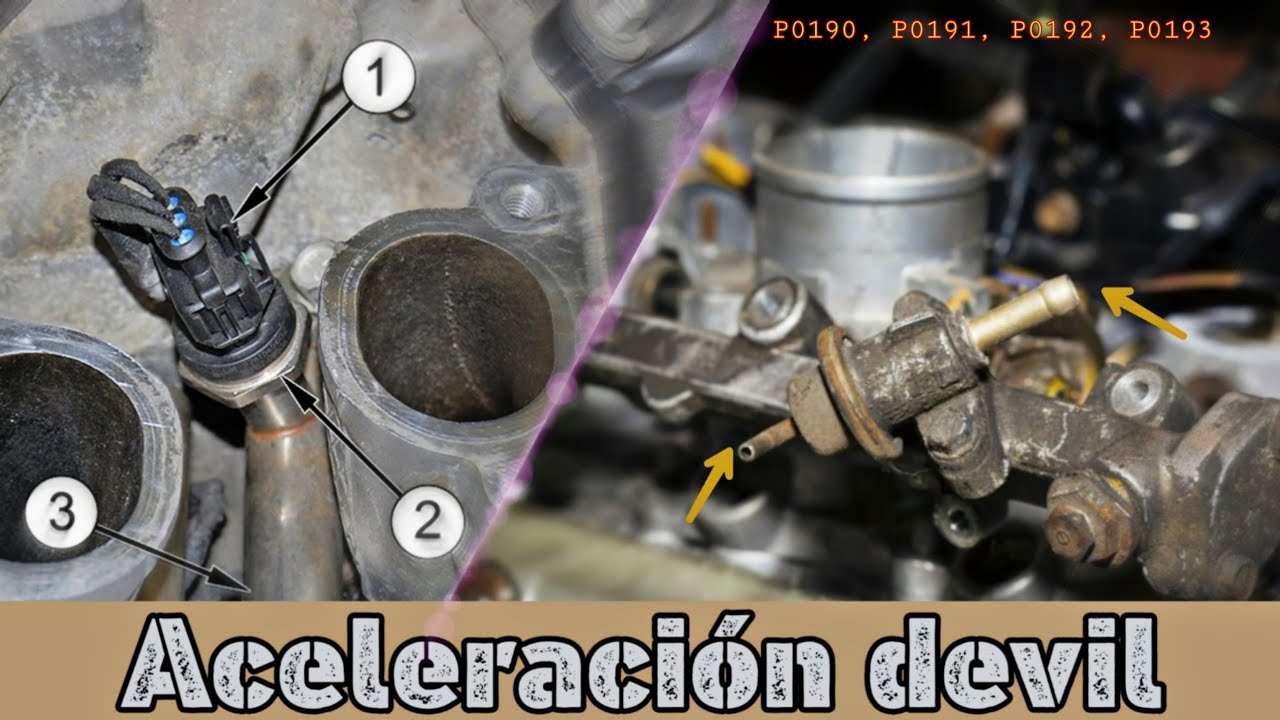 P0190 – Mal funcionamiento del circuito del sensor de presión del riel de combustible